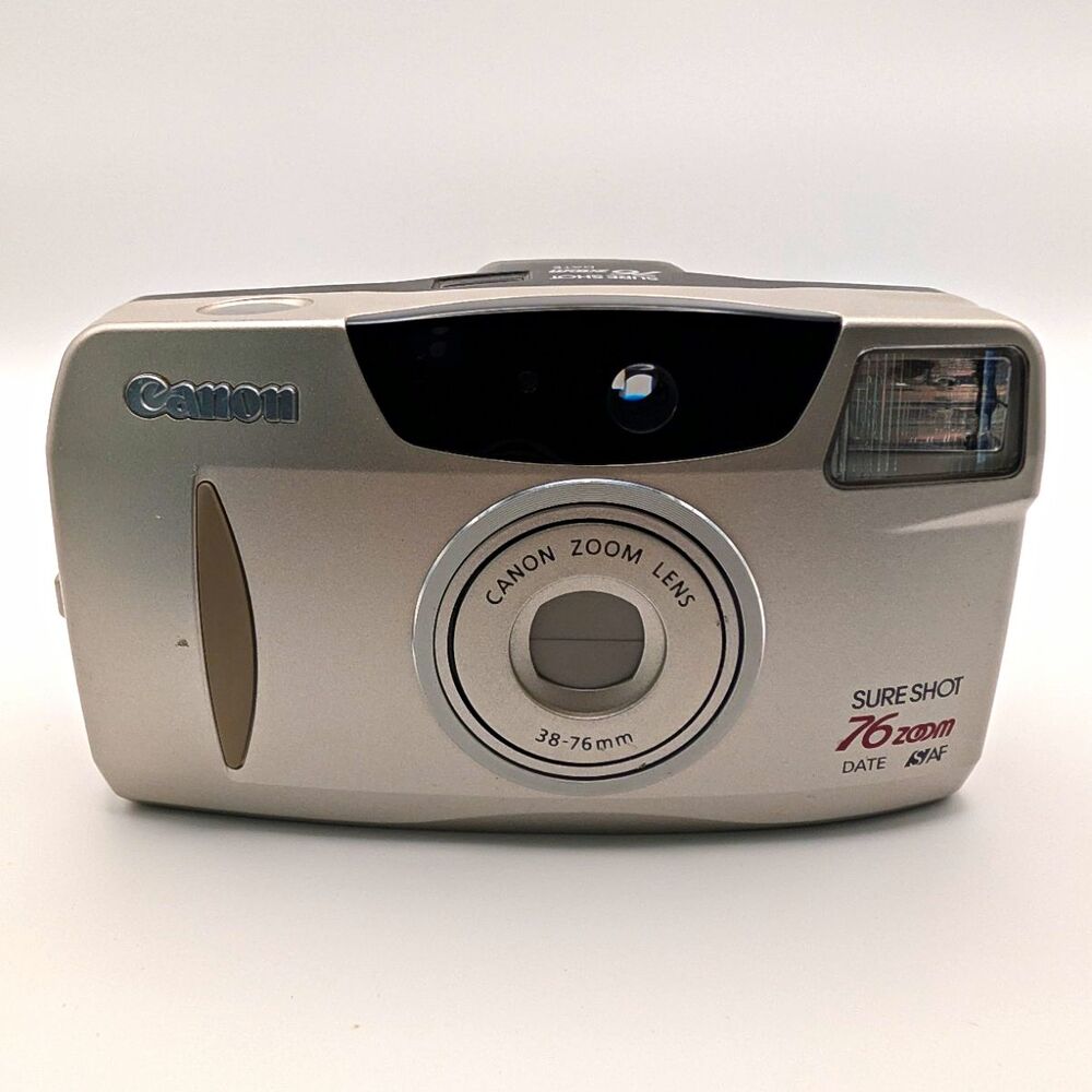 Canon Sure Shot 76 Zoom Date 35mm Point & Shoot Auto Focus Zoom Date Stamp